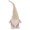 24" Pink & Yellow Plush Gnome with Polka Dot Hat Figure